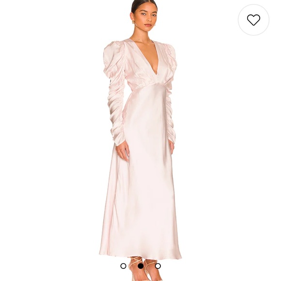 NWOT Bardot Zaria Dress in Soft Pink size large, revolve - Picture 2 of 13